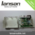 LANSAN Alta calidad de la placa de la cara cat6 keystone jack